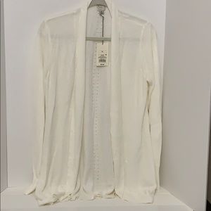 Ladies white cardigan